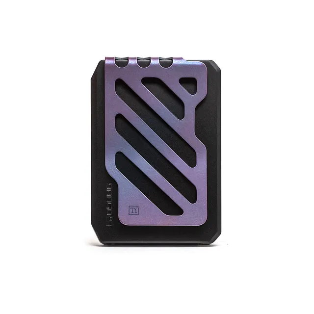 Dango SK1 Burple fermasoldi titanio clip nero 6 carte slim