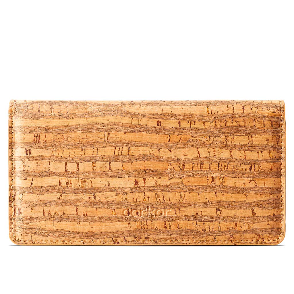 Corkor Wallets Portafoglio Zebra Bottone RFID