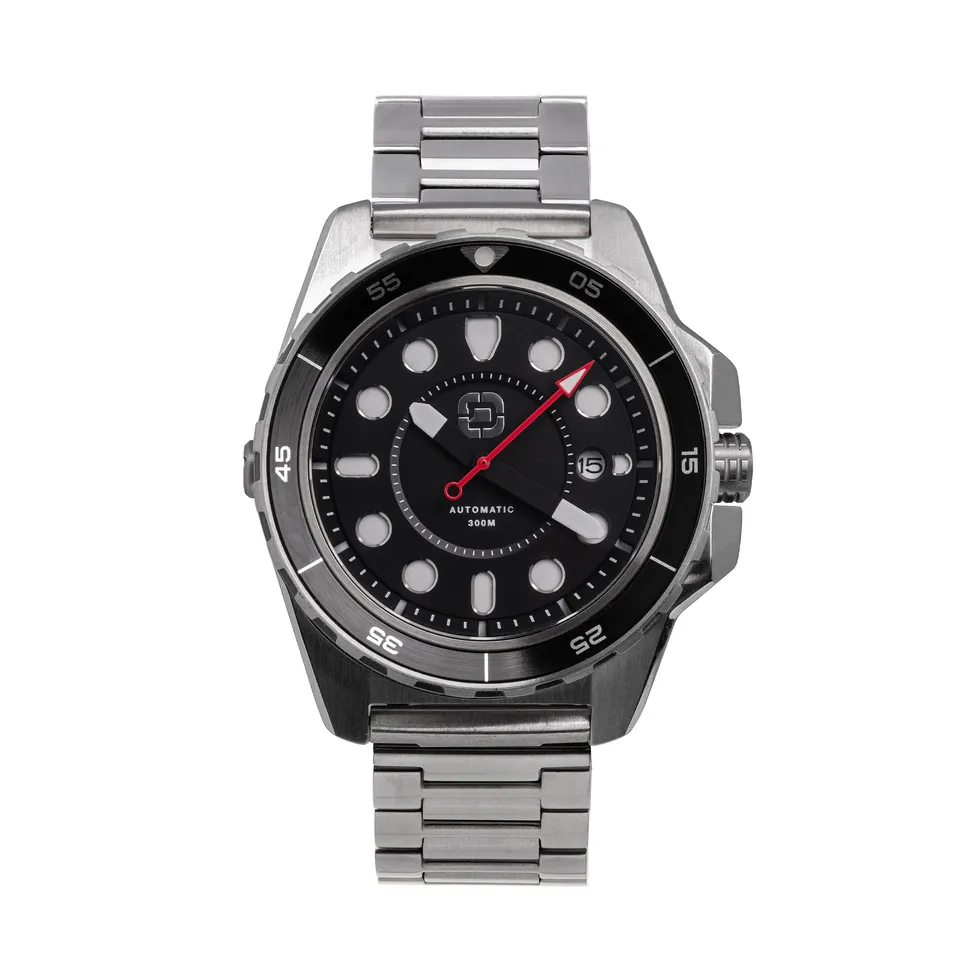 Dango DV-02 orologio subacqueo automatico acciaio nero