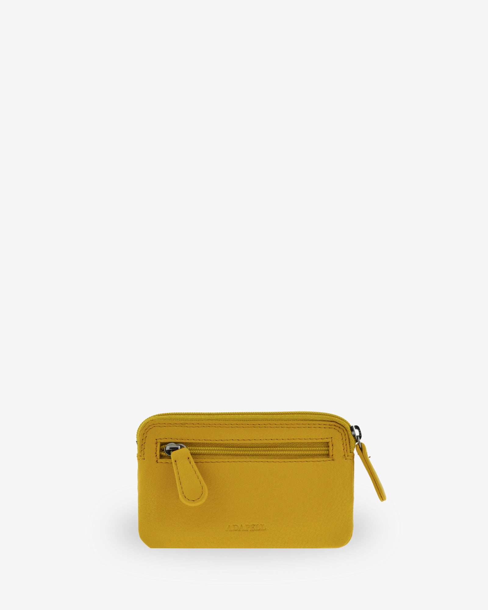 Adapell 8078 portamonete sottile patta Nero doppia zip chiavi