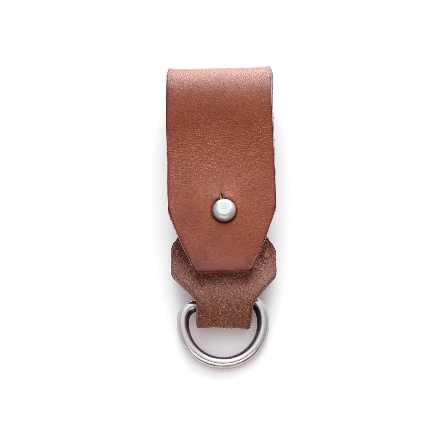 Dango Belts Belt Fob portachiavi pelle nero Jet Black singolo