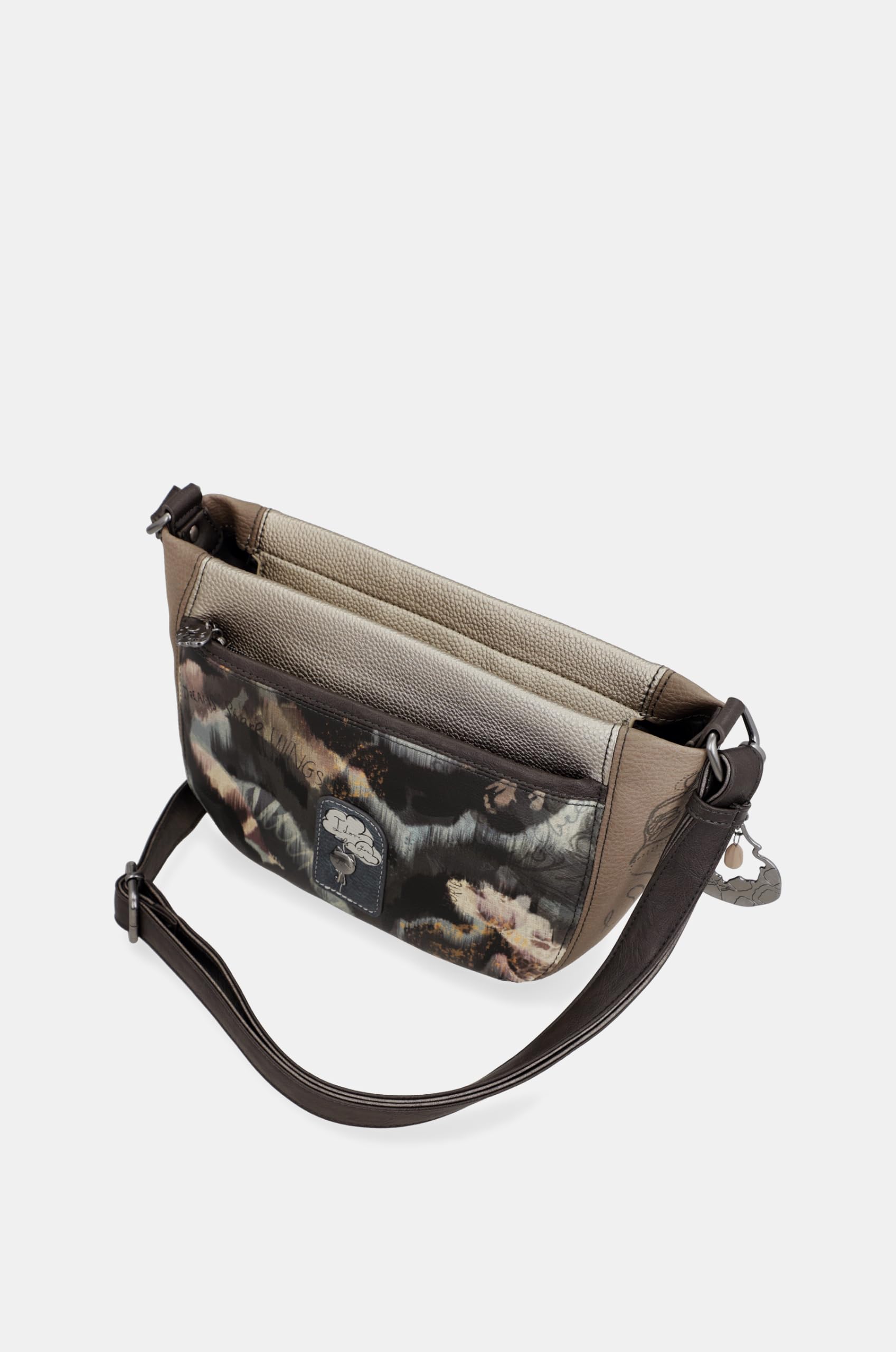 Anekke Real Tracolla Donna 27x18x9 cm con Cerniera