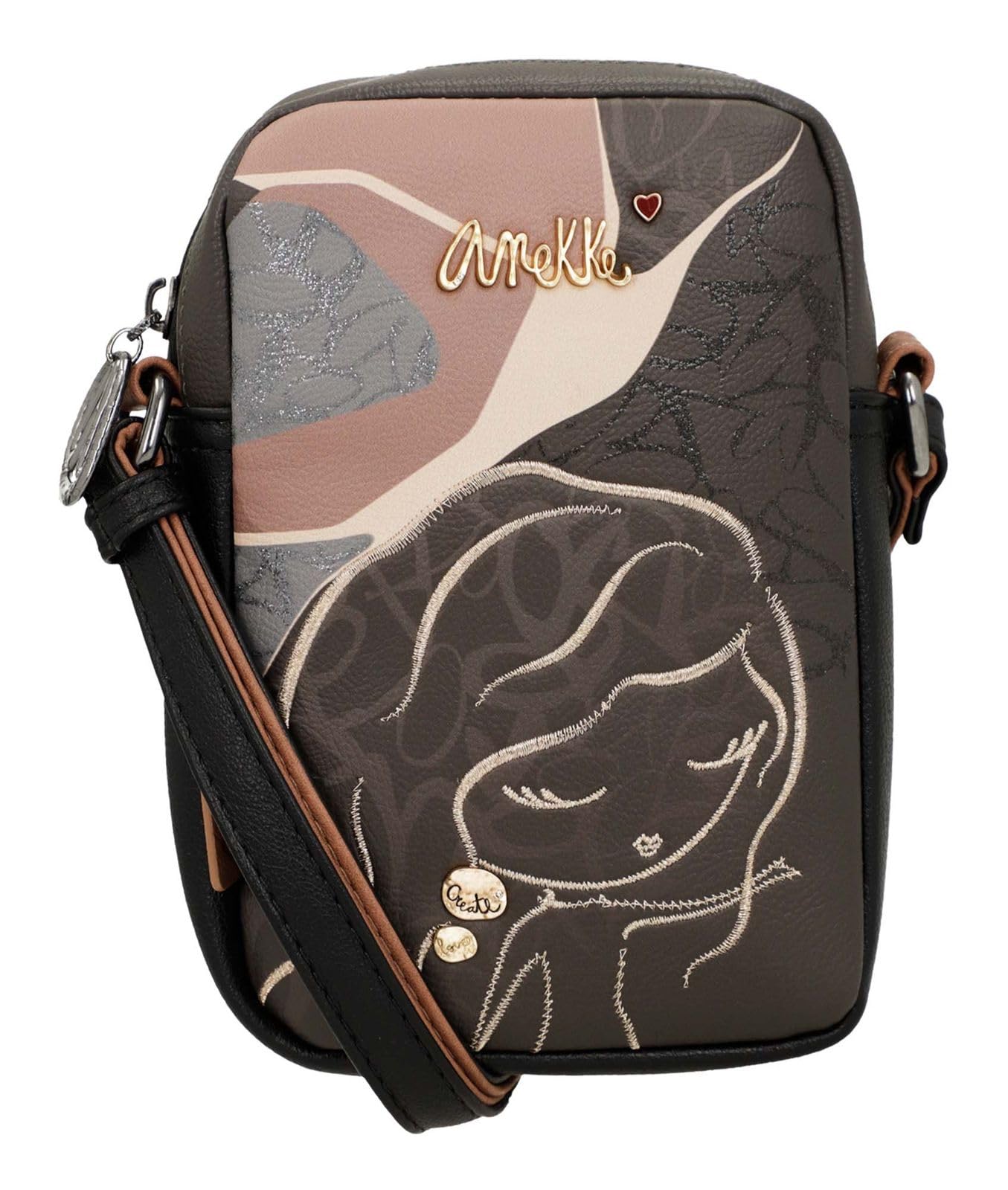 Anekke Real Heartbeat Mini Tracolla 14x20 cm Cuore