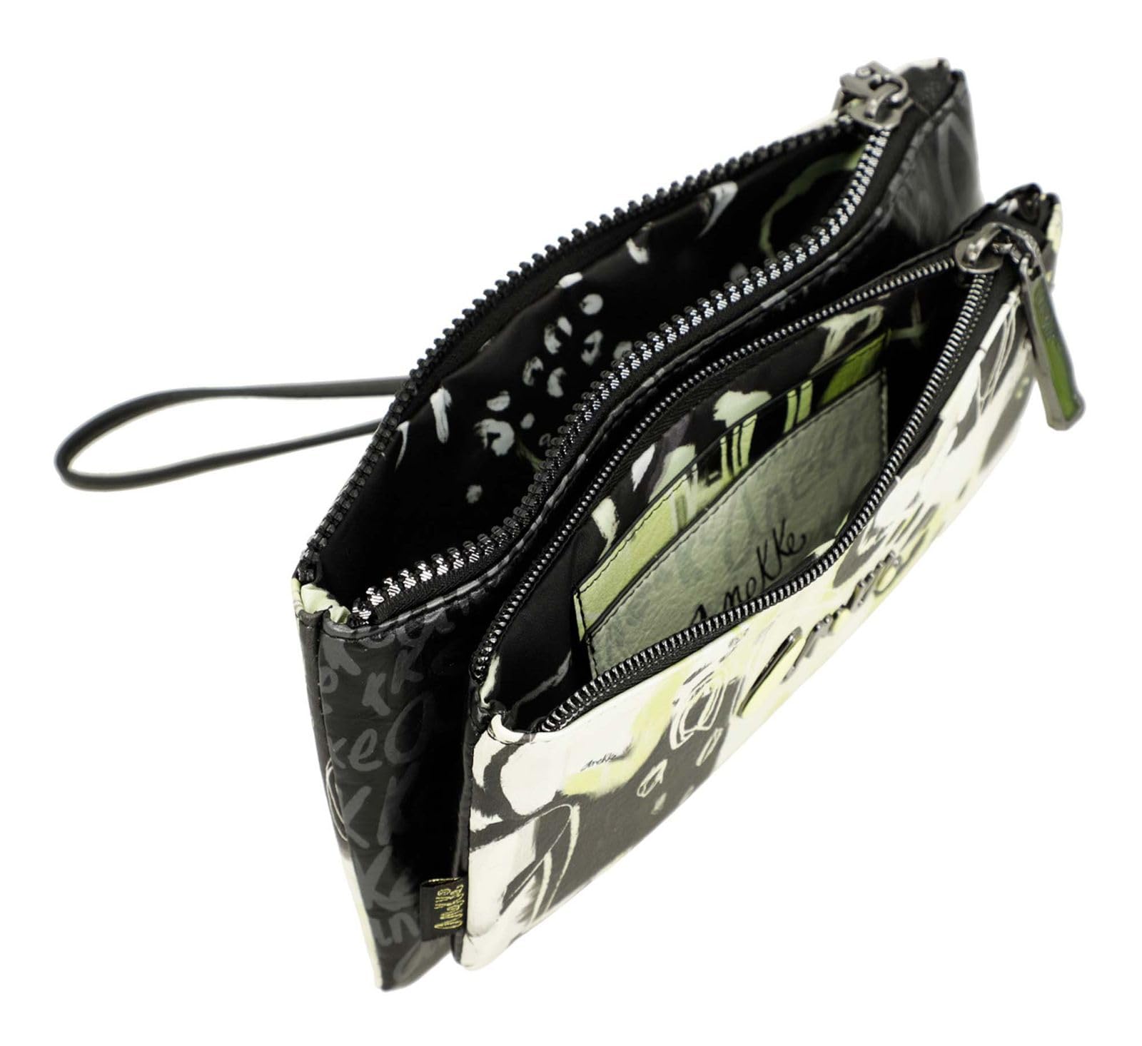 Anekke Nature Towanda portafoglio pochette mano 22x11 stampato