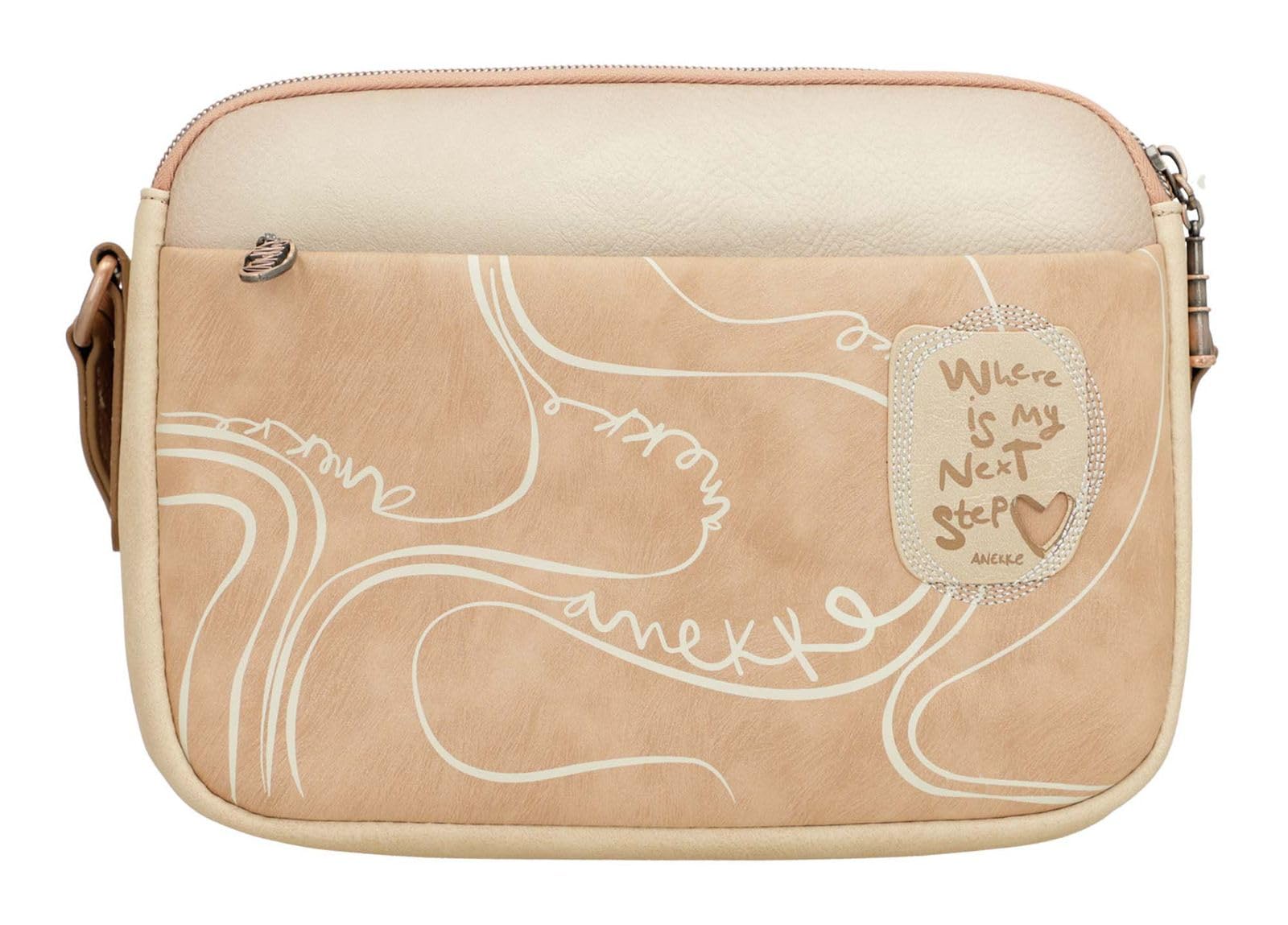 Anekke Memories borsa a tracolla patta ovale 25x18 cm