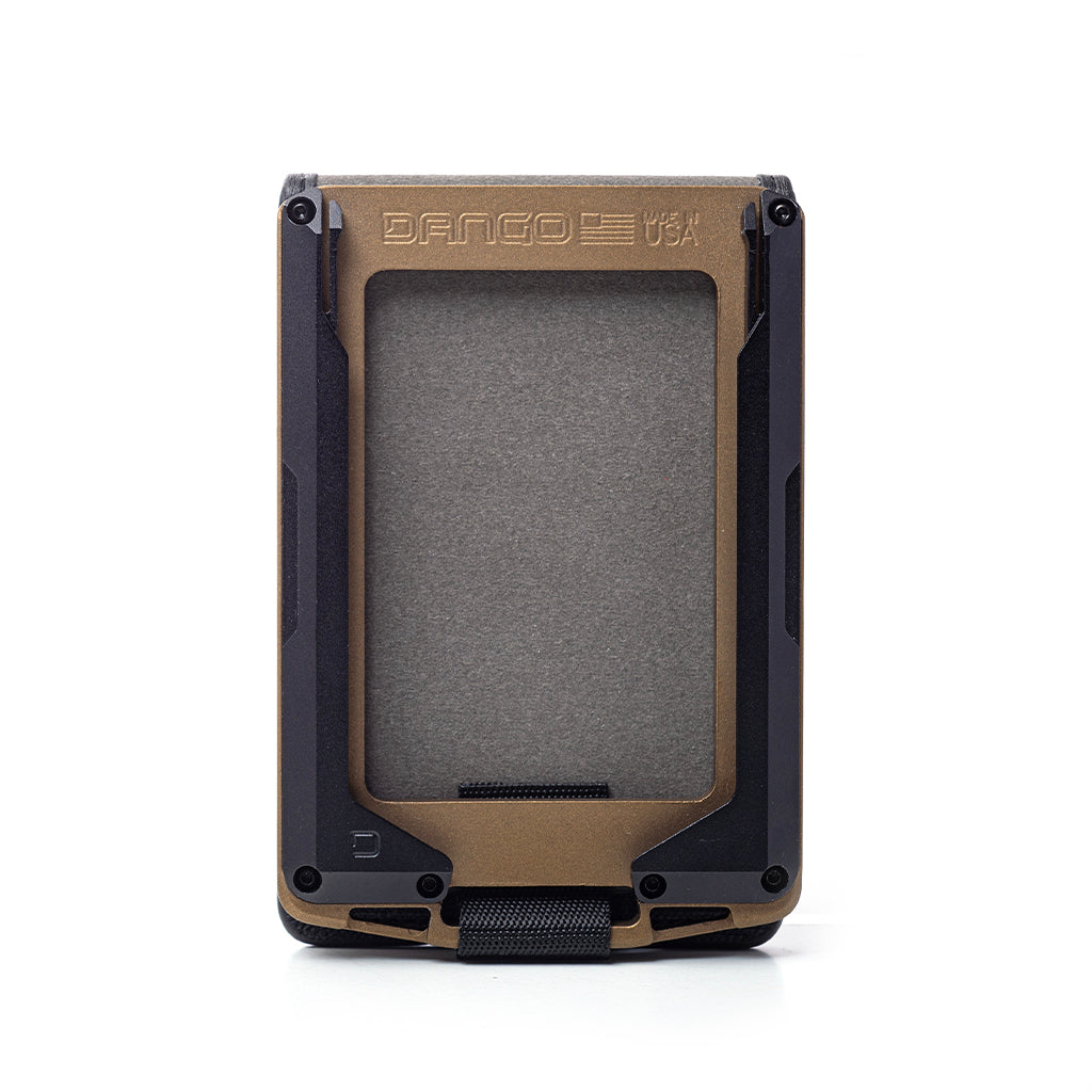 Dango M1 Lite Bifold portafoglio nero blackout RFID 13 carte