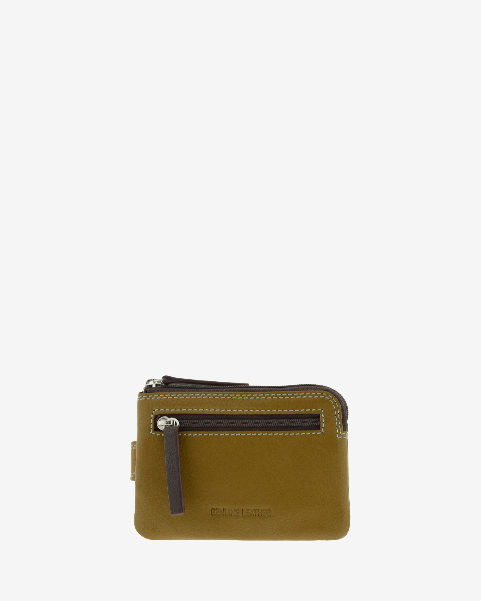 Adapell Affinità portamonete pelle bronzo doppia zip