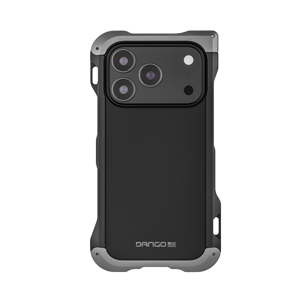 Dango Adapt Case cover iPhone 17 Pro Jet Black Champagne Gold MagSafe