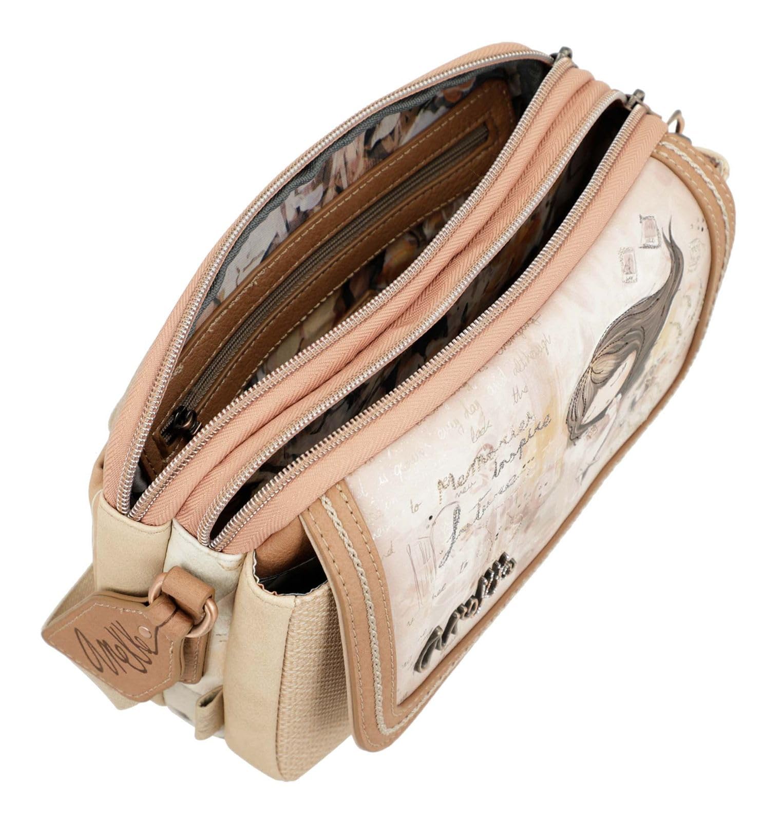 Anekke Memories borsa a tracolla patta ovale 25x18 cm