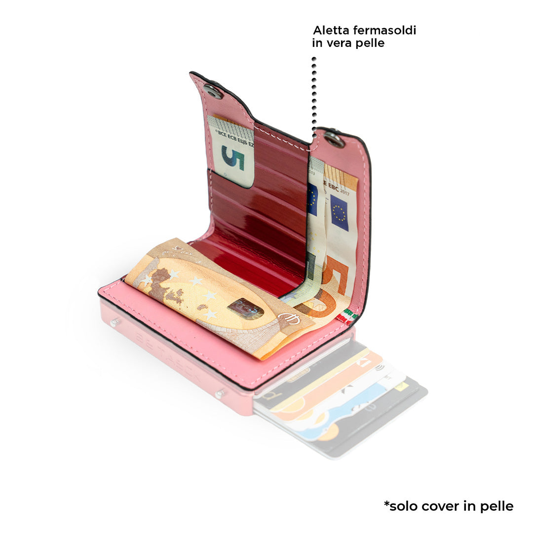 SLim Cover Pelle Be Tasck Lollipop Rosso Rosa
