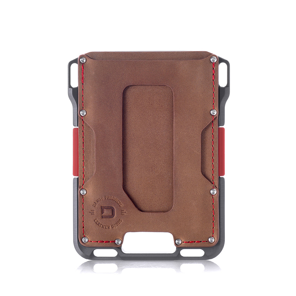 Dango M1 Maverick portafoglio pelle Slate Grey Single Pocket