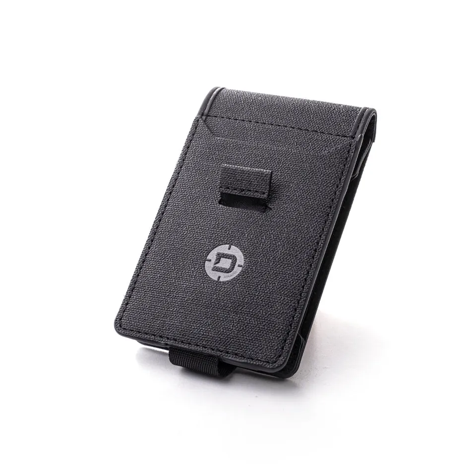 Dango A10 DTEX Bifold Pull Pocket Adapter portafoglio grigio RFID