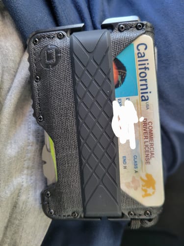 Dango T01 Tactical Spec-Ops portafoglio DTEX bifold Blackout