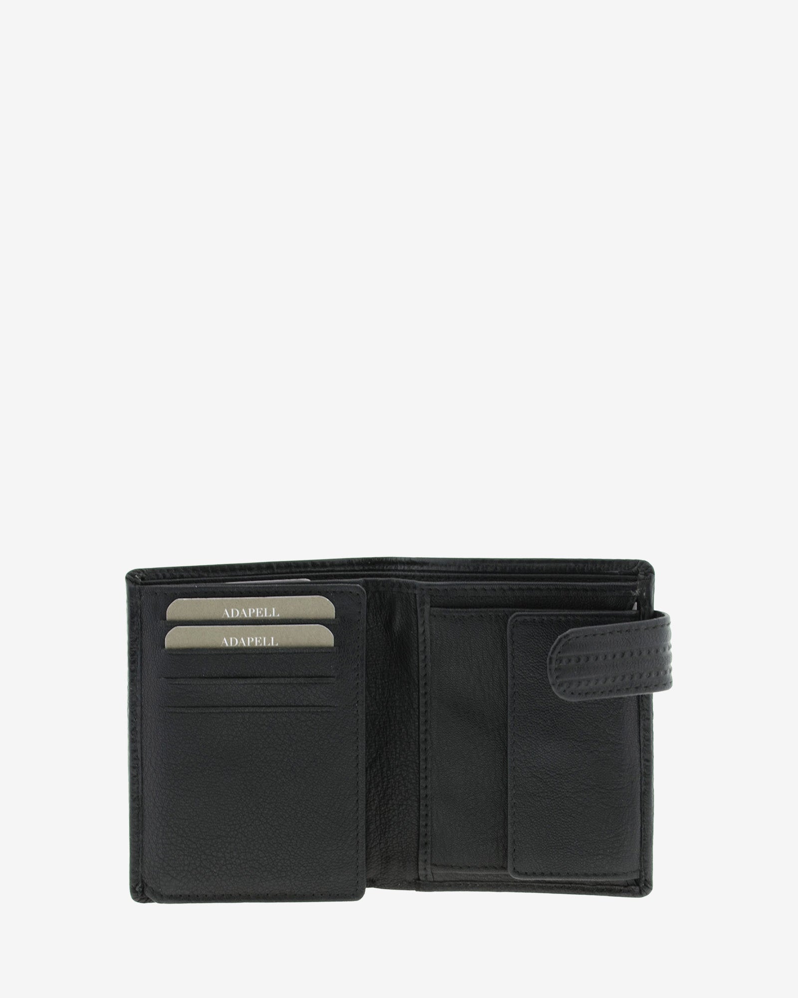 Adapell Race 1650 portafoglio uomo pelle nero slim