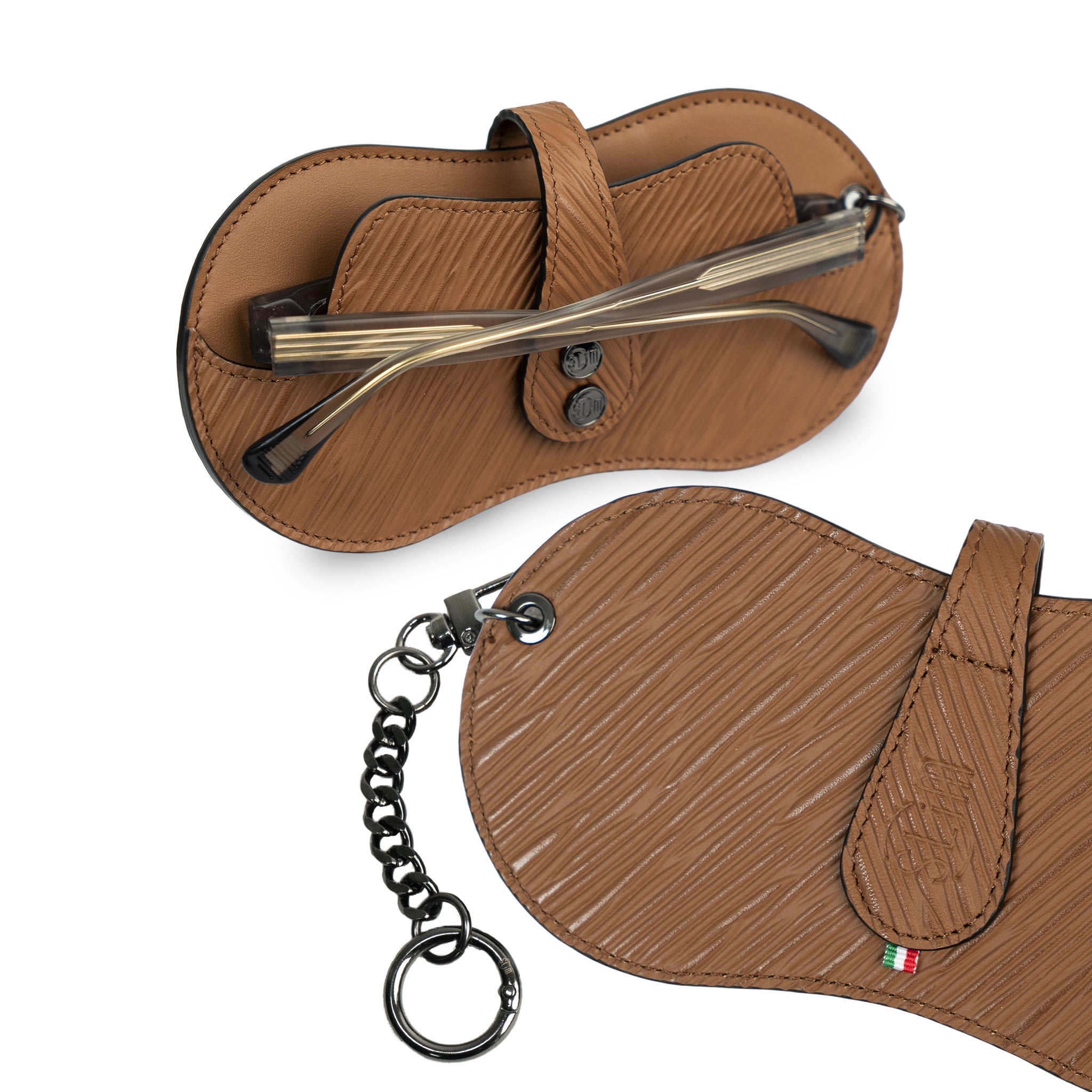 SLim Vision Epi Marrone portaocchiali pelle