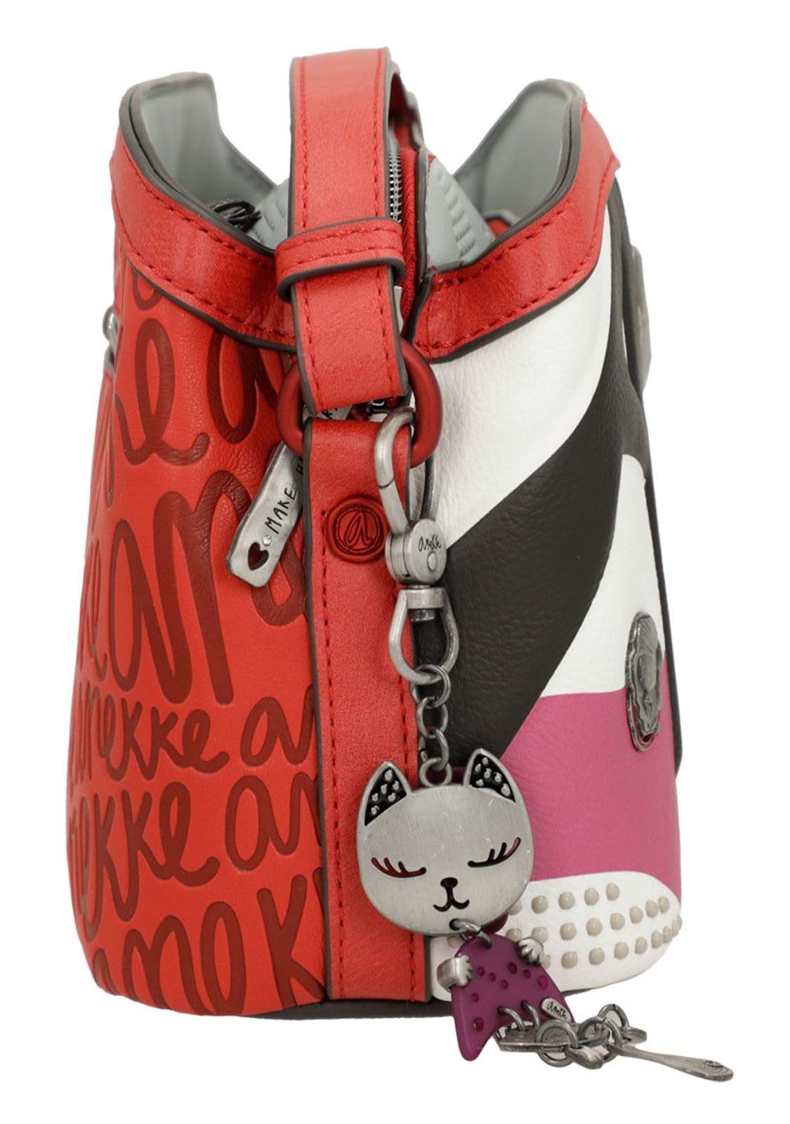 Anekke Fashion borsa media tracolla rimovibile donna