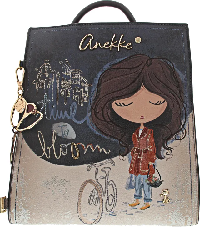 Anekke Tulip zaino multicolore 25x28x9 cm 2 scomparti