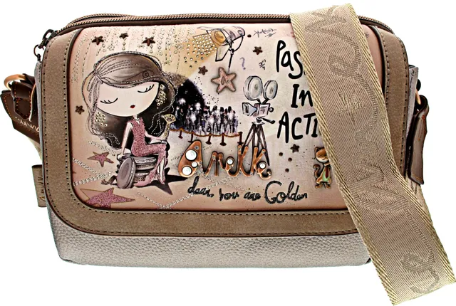 Anekke Hollywood Borsa Tracolla Blu Navy 24x18cm Glam