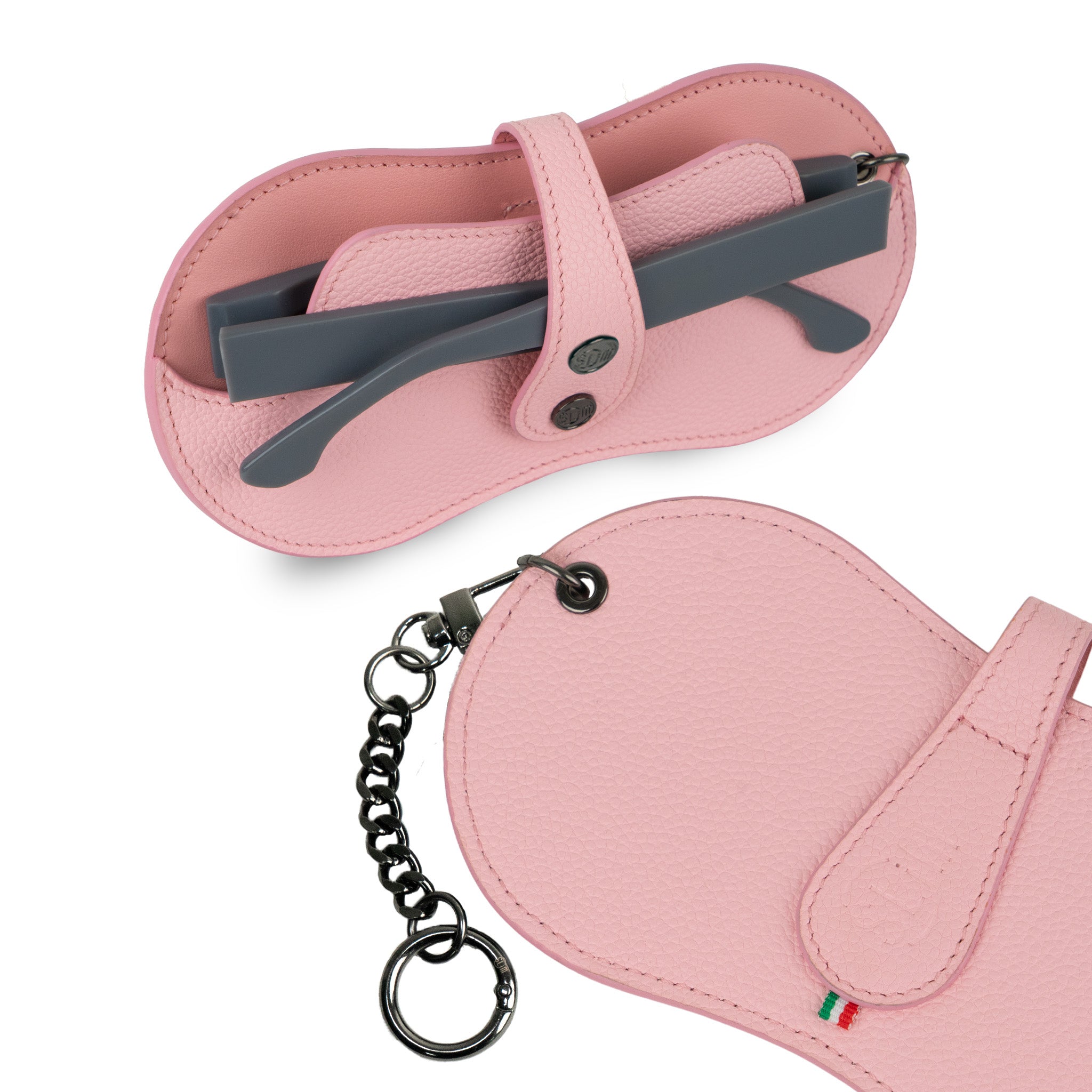 SLim Vision Porta Occhiali Pelle Bottalato Rosa
