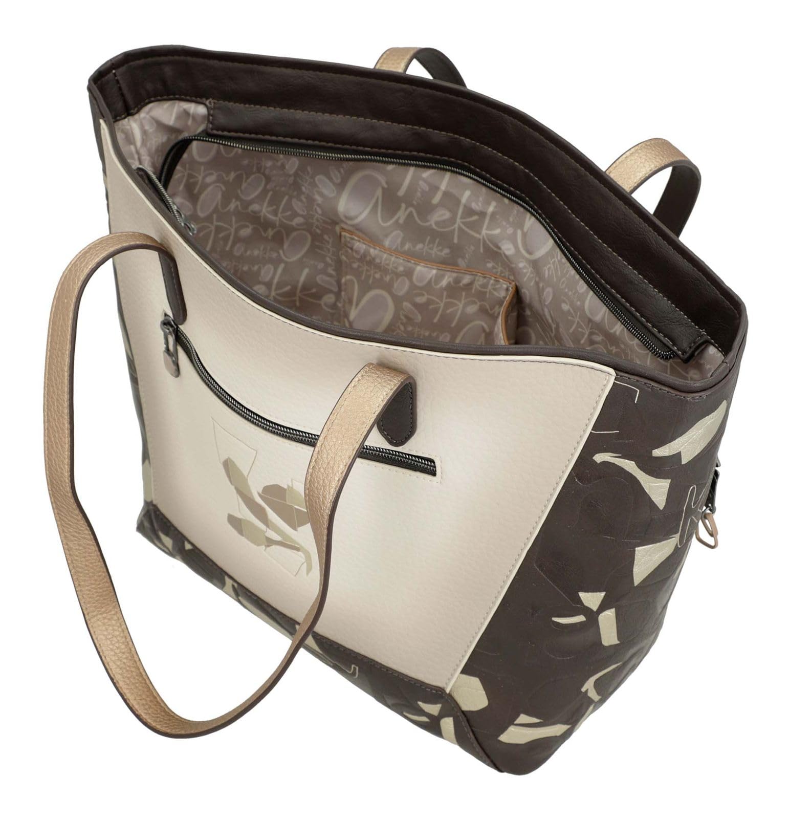 Anekke Bloom Tote stampa floreale shopper capiente