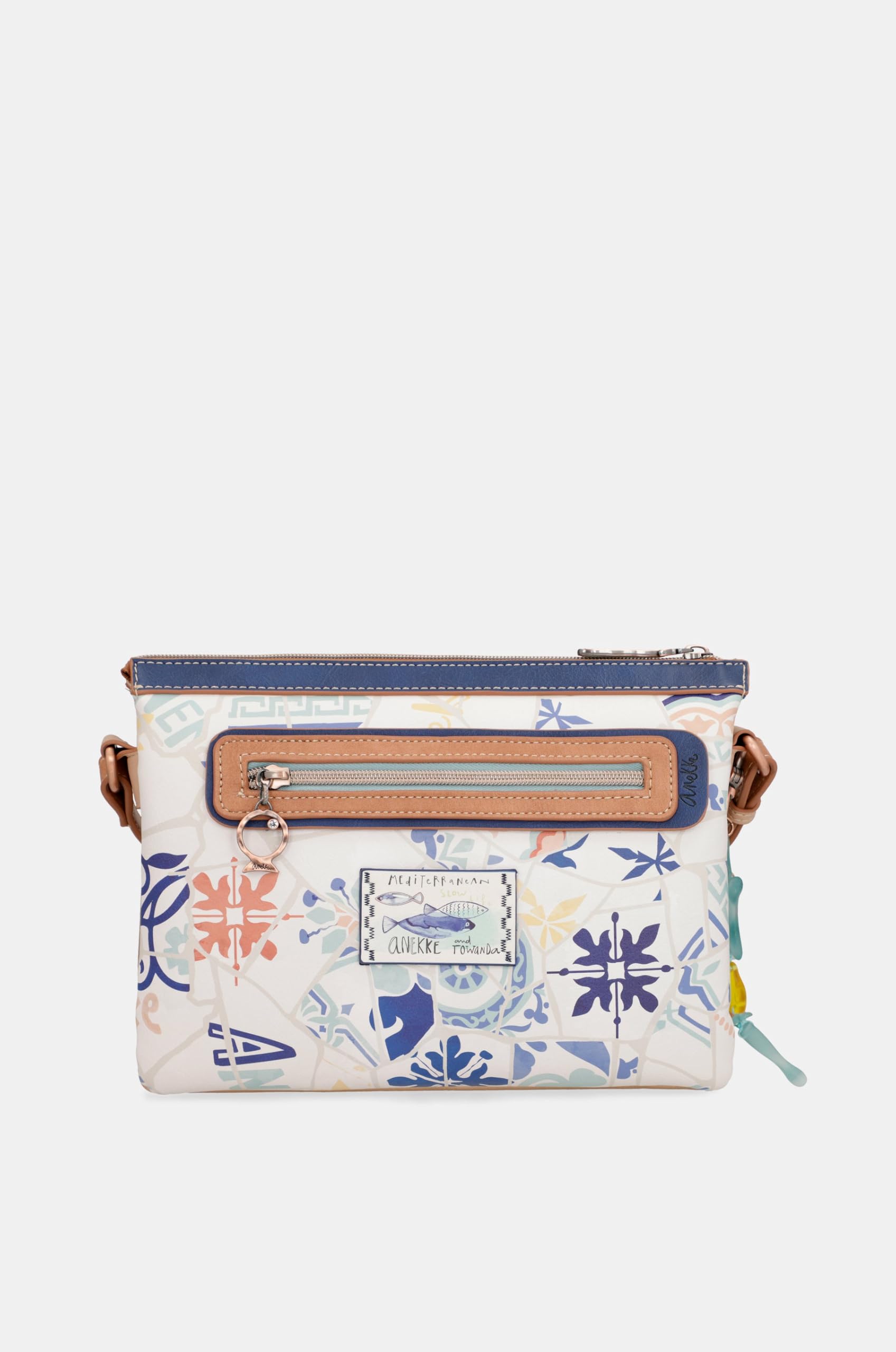 Anekke Mediterranean borsa a tracolla media ecopelle 28x21x4