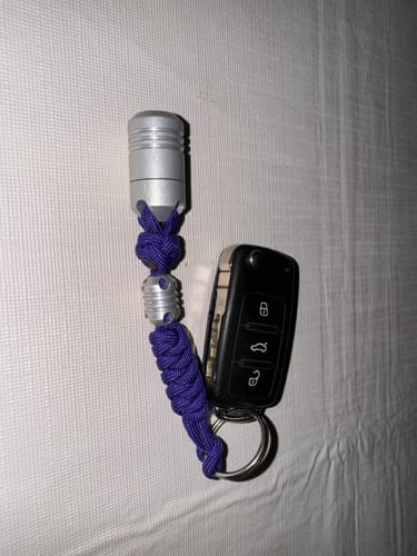 Dango Capsules EDC Bead perlina paracord argento satinato