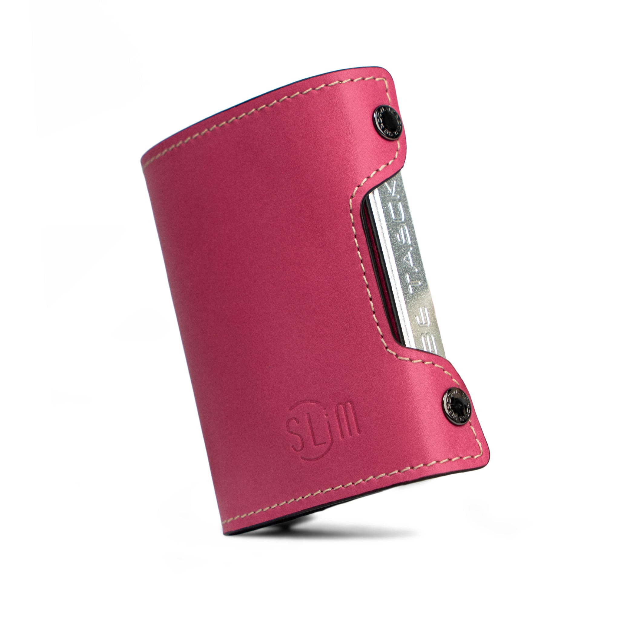 SLim Be Tasck Portafoglio Pelle Vegetale Fucsia Frame