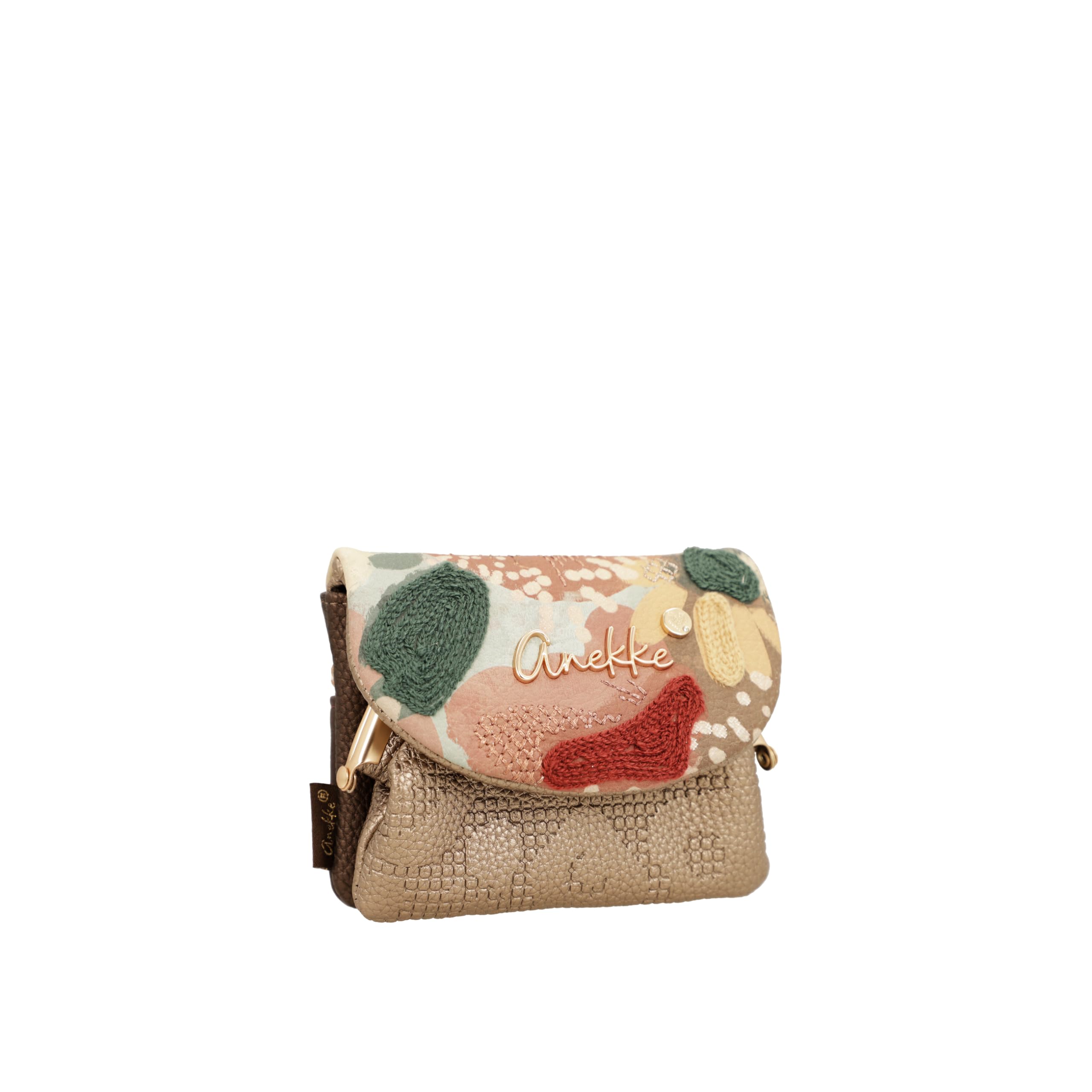 Anekke Blossom Portafoglio patta donna chiusura bacio
