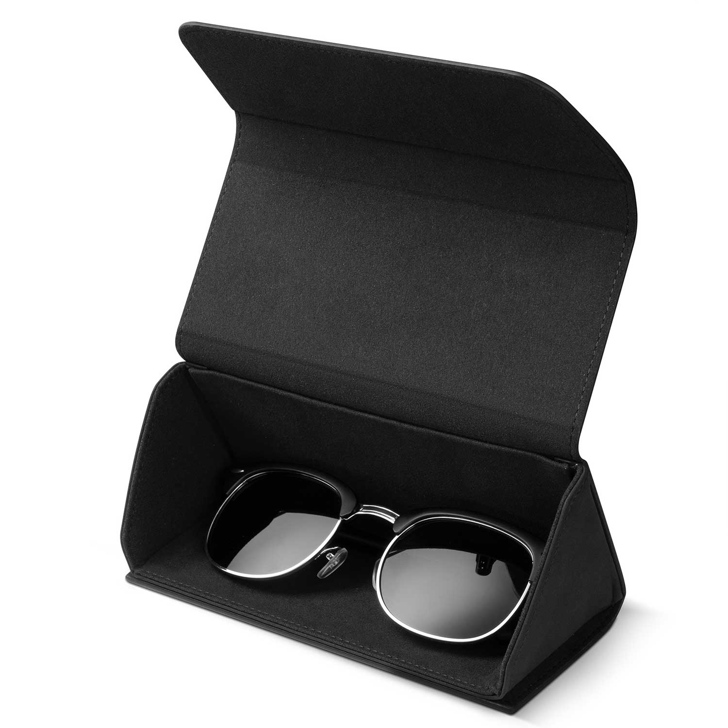 VULKIT Accessories VGP102 custodia occhiali pelle nera