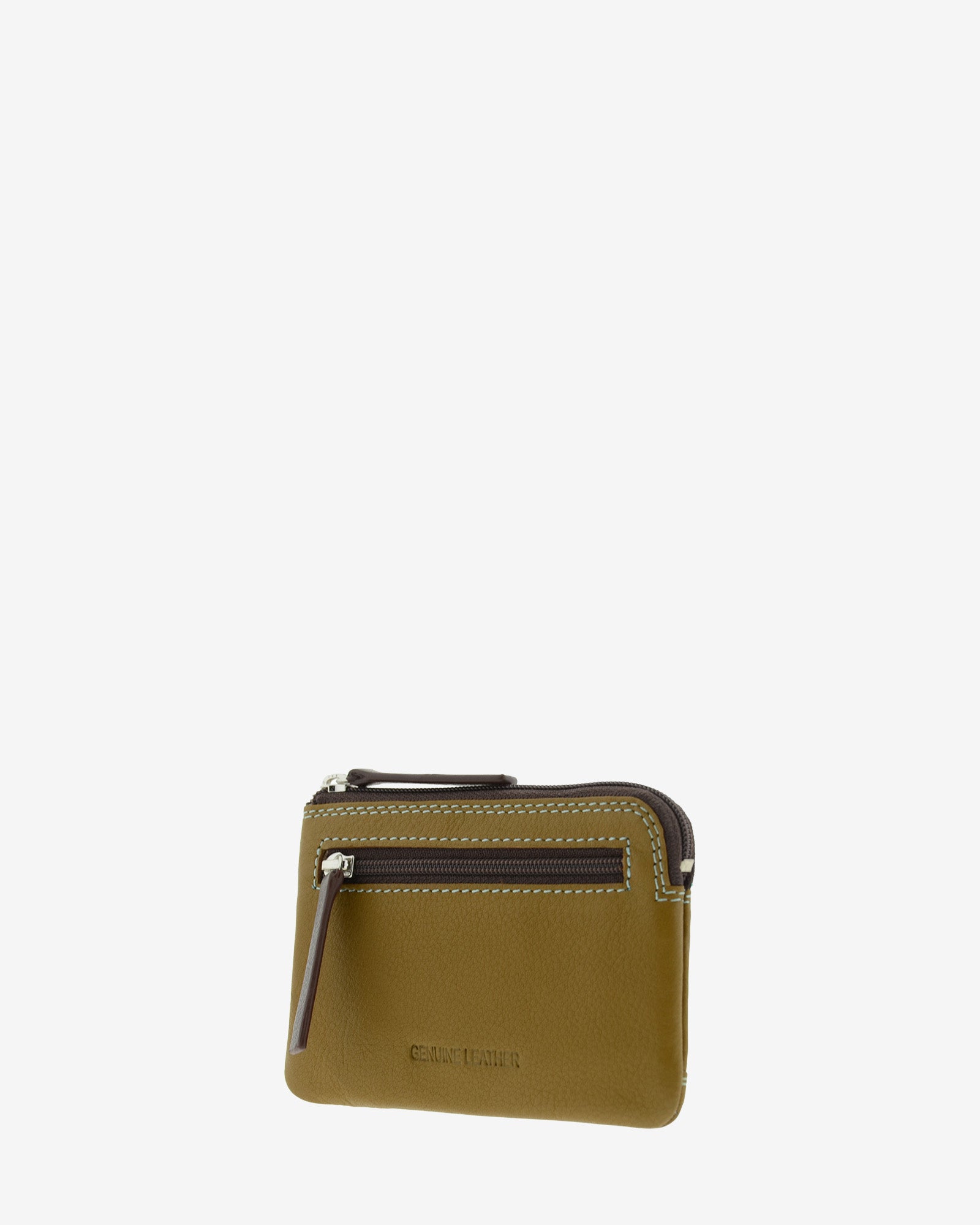 Adapell Affinità portamonete pelle bronzo doppia zip