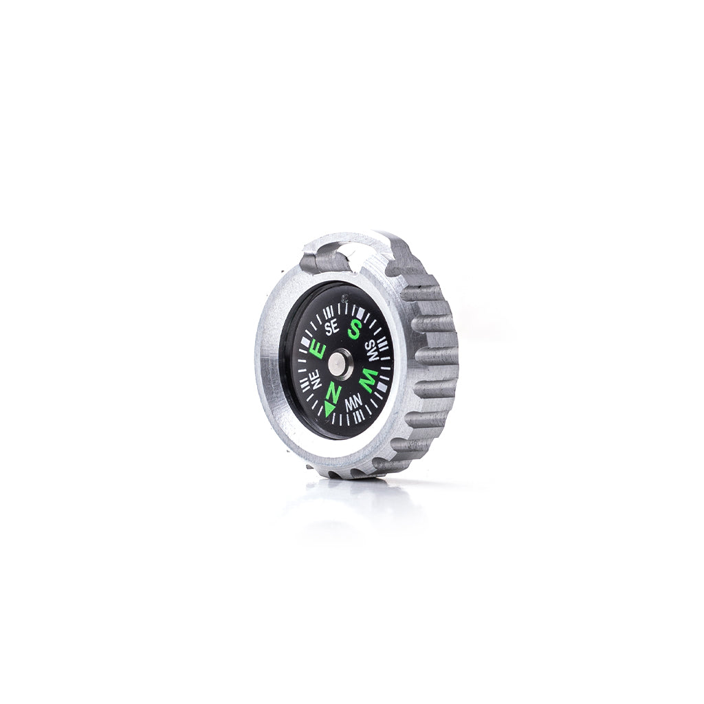 Dango Compass bussola tascabile Jet Black alluminio liquido