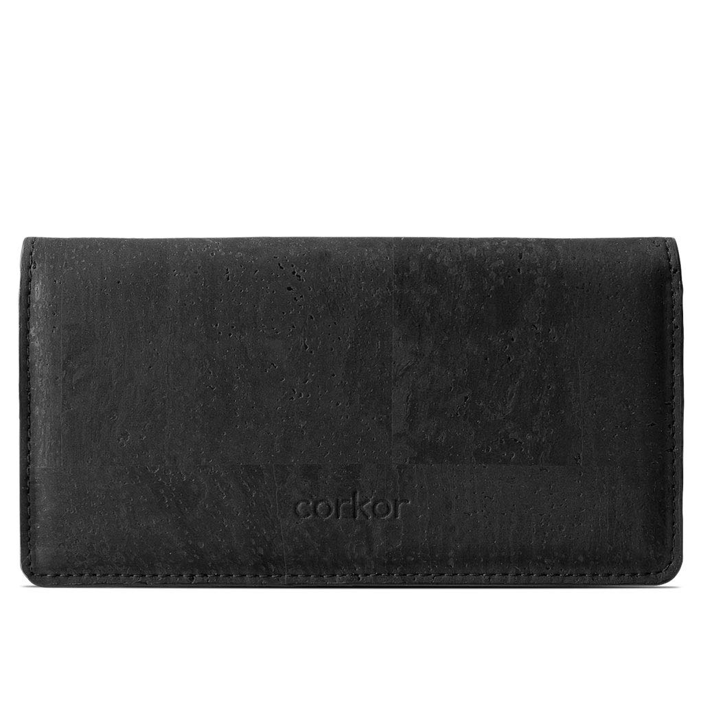Corkor Wallets Portafoglio Zebra Bottone RFID