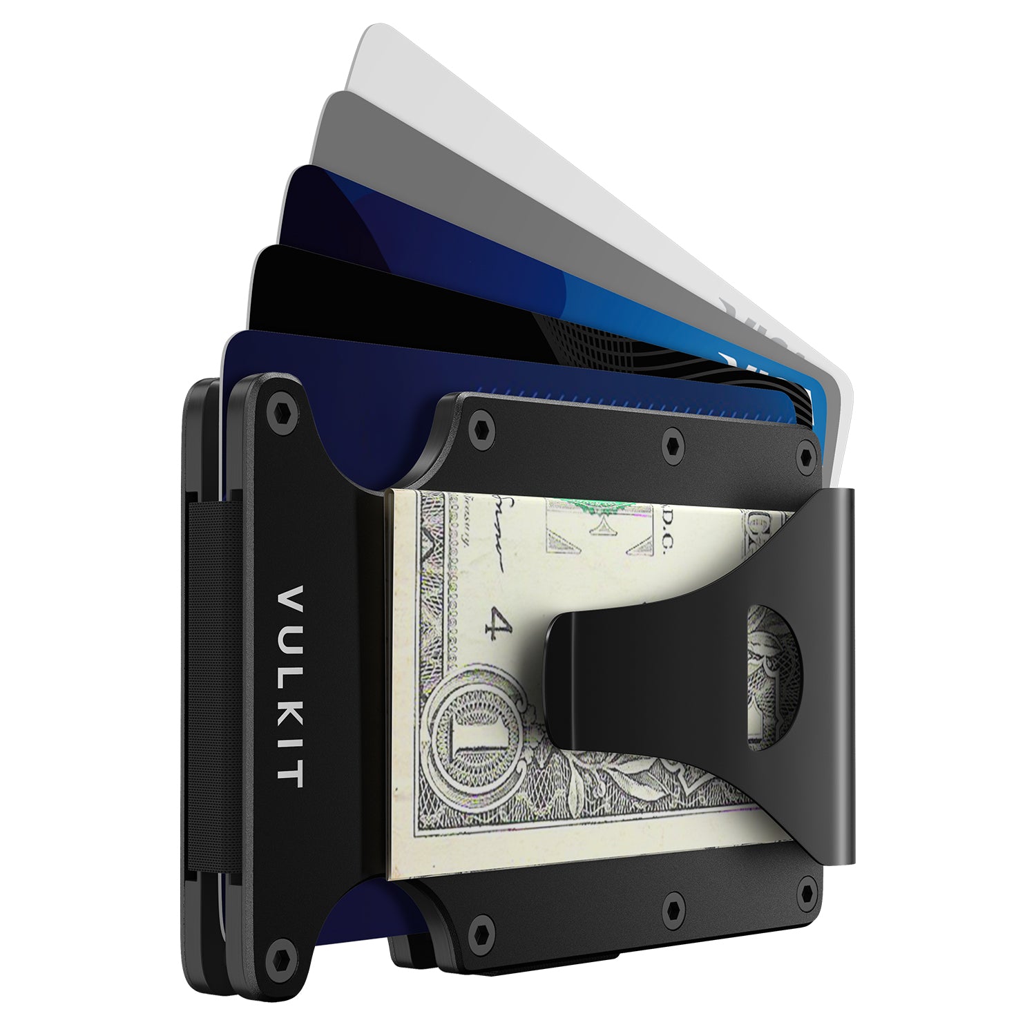 VULKIT Money Clips VCL100 Fermasoldi Metallo Ultraslim 12 Carte