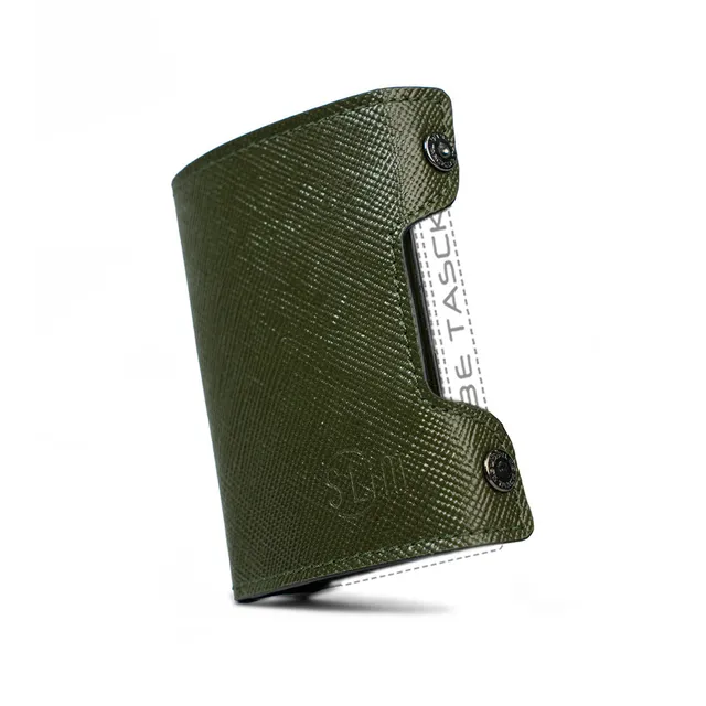SLim Cover Be Tasck Saffiano Verde pelle
