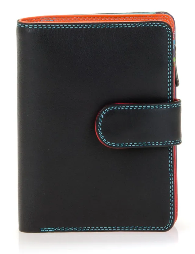 Mywalit Milano Portafoglio Multicolore 13x9 cm Pelle