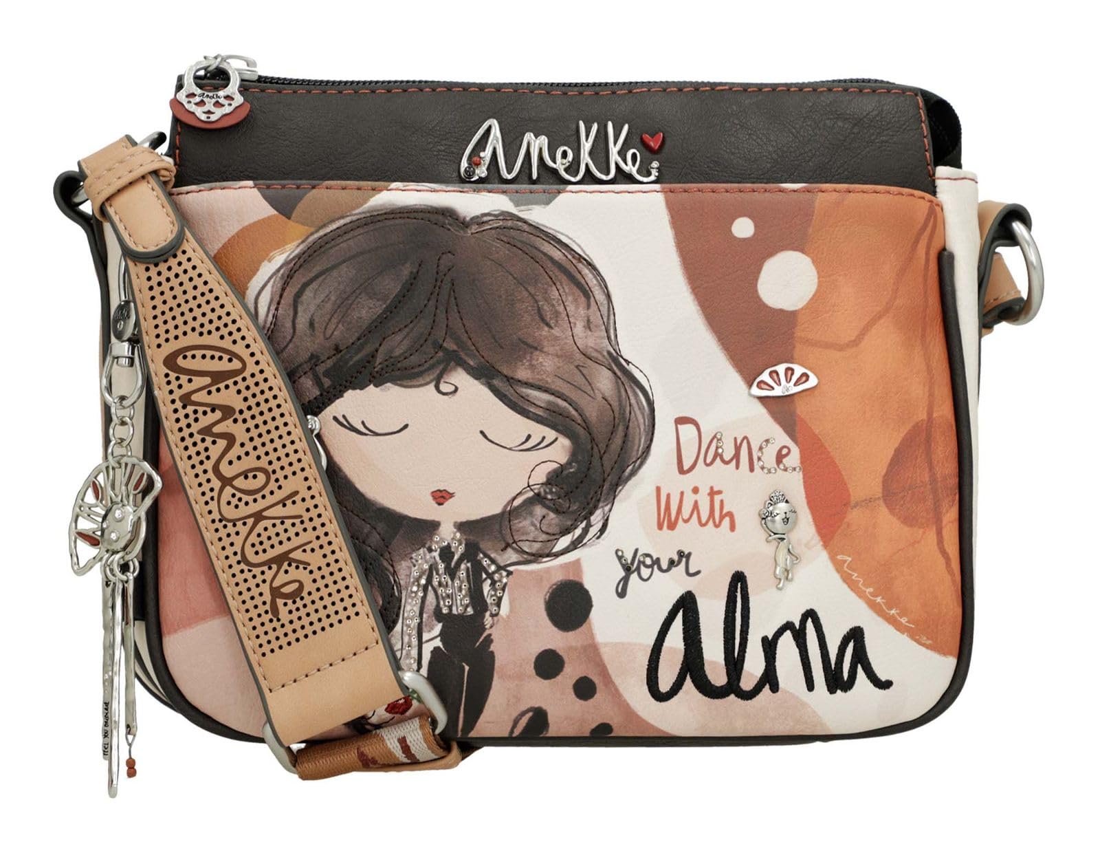 Anekke Alma tracolla ovale multicolor 23,5x19x6,5 cm