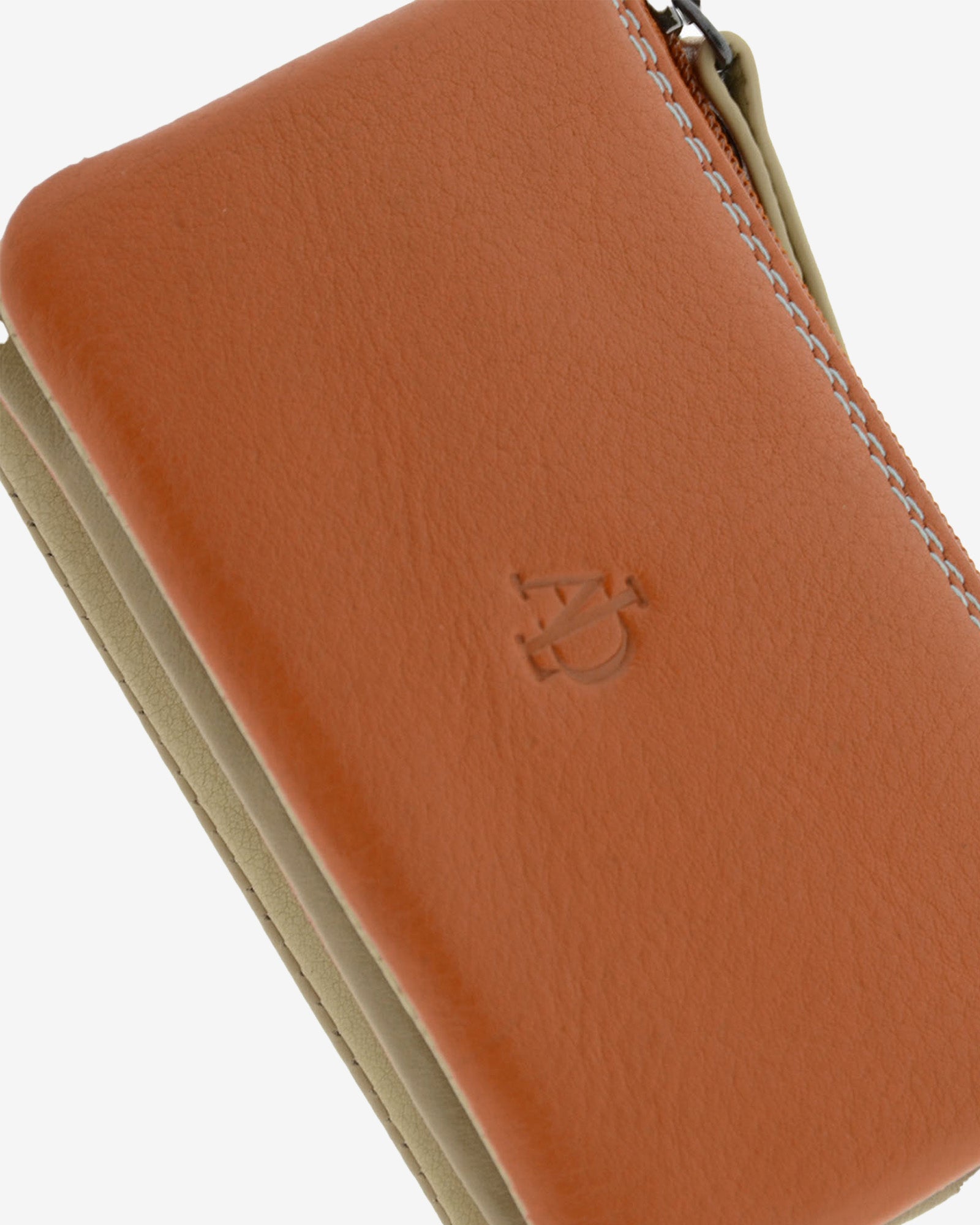 Adapell 4192 portamonete pelle senape 5 scomparti zip