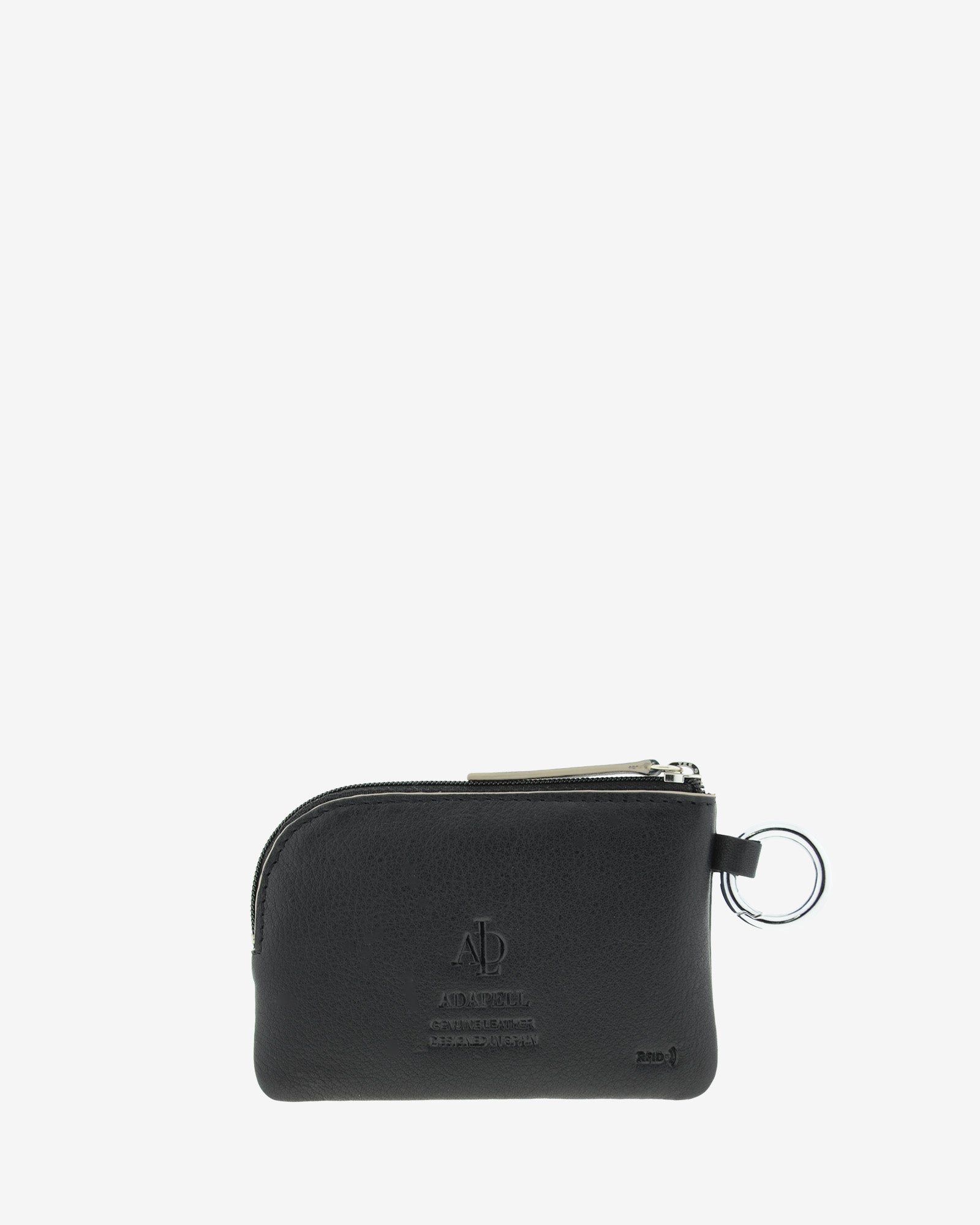 Adapell Essenza 8081 portamonete pelle nero fino RFID