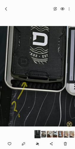 Dango M1 Lite Bifold portafoglio nero blackout RFID 13 carte