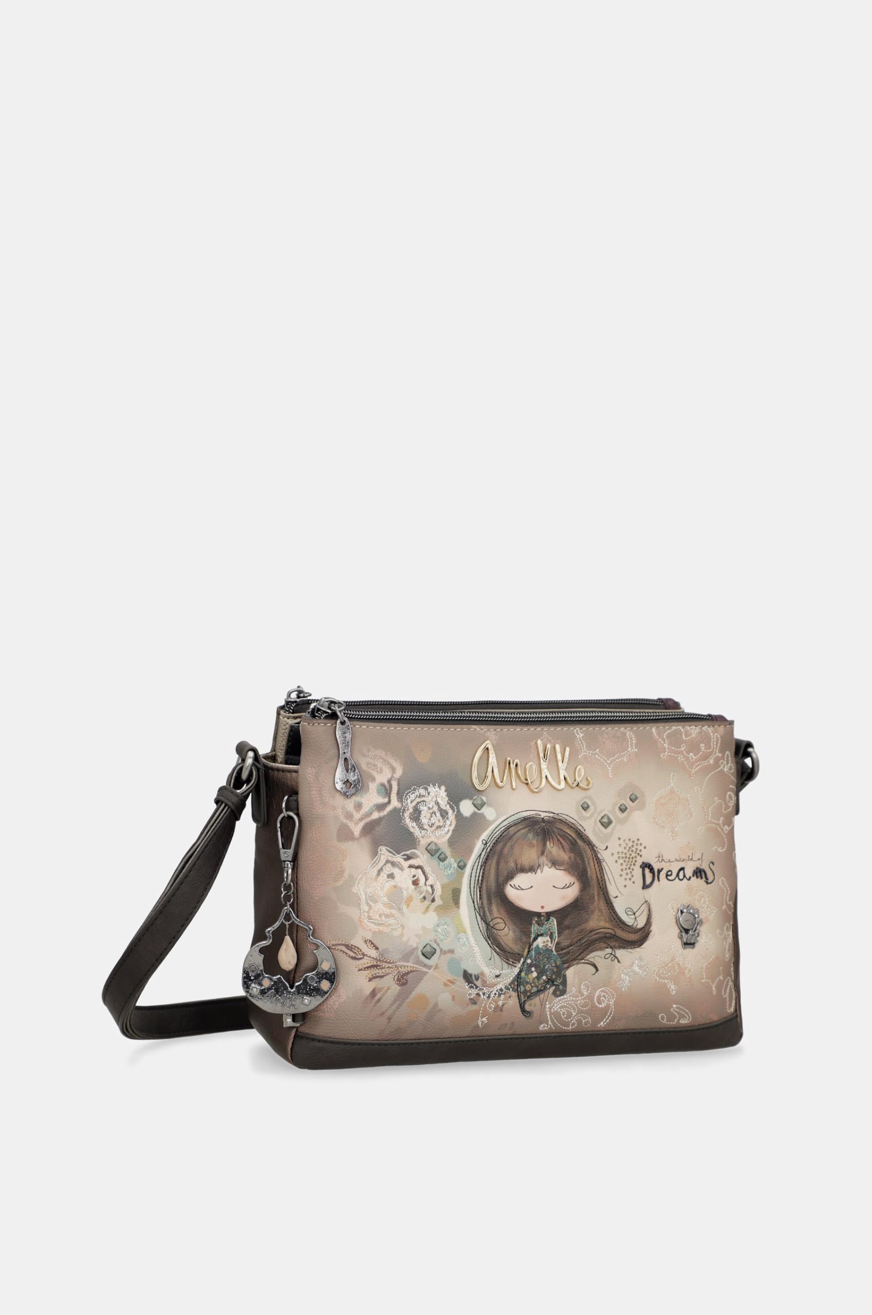 Anekke Real borsa tracolla donna stampa Real