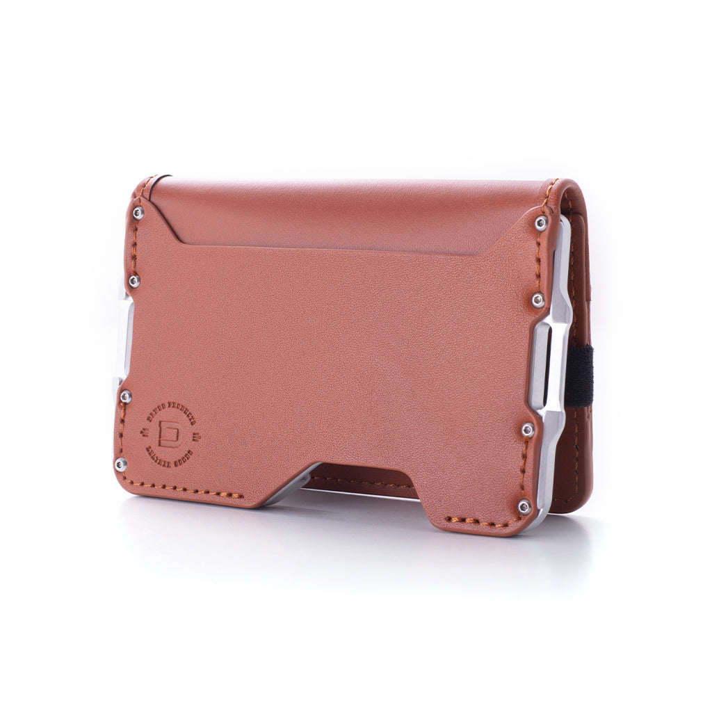 Dango D03 Dapper portafoglio bifold pelle whiskey brown
