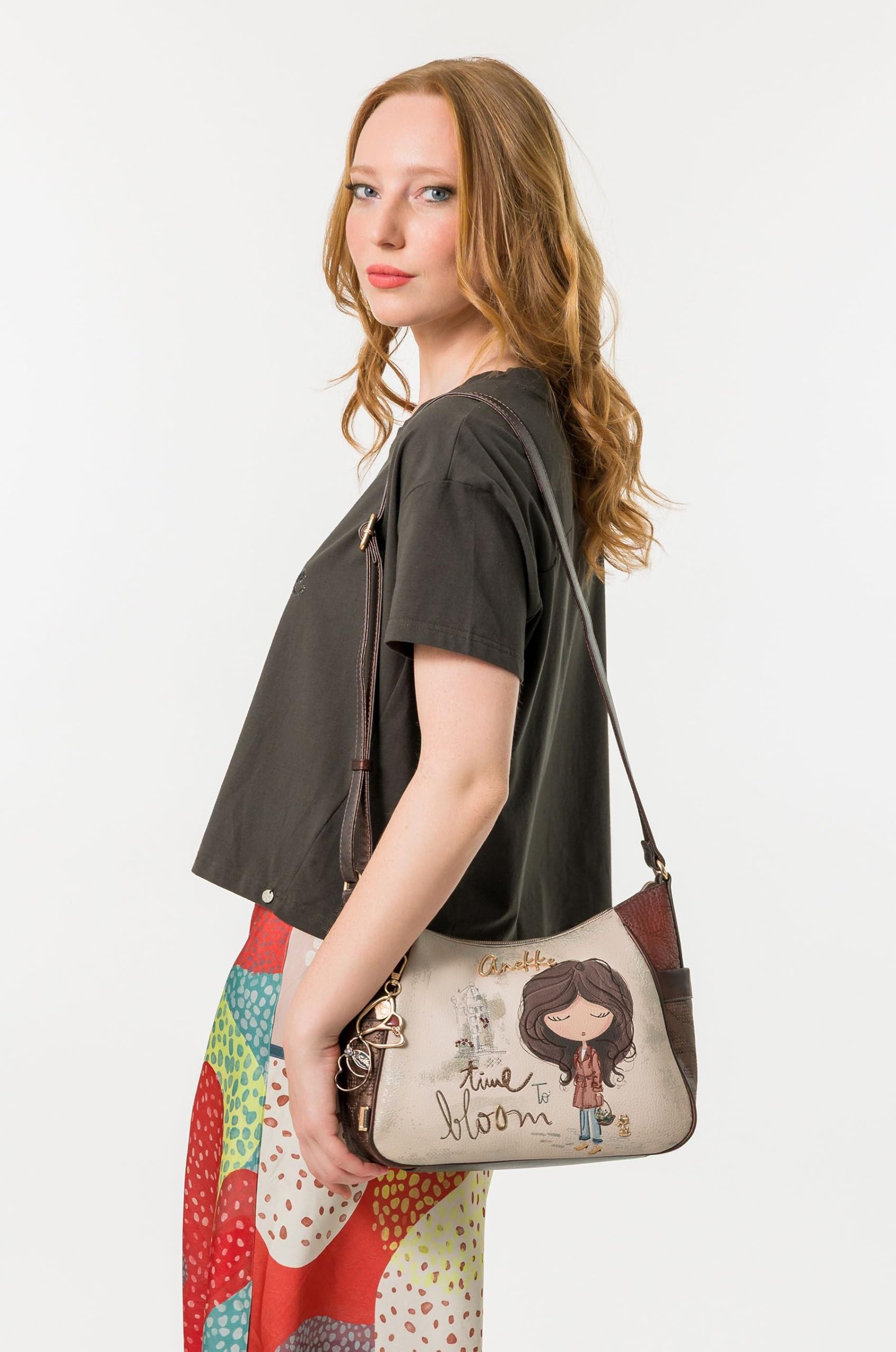 Anekke Tulip Tracolla grande tasche foderata