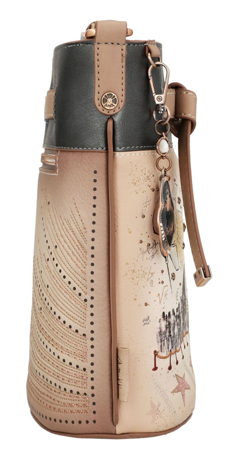 ANEKKE Hollywood Lazo Borsa Tracolla Donna Blu