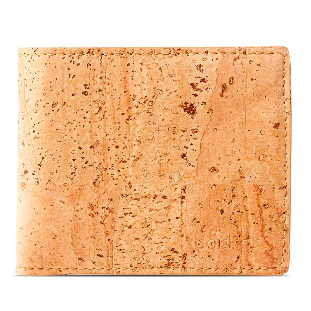 Corkor Wallets portafoglio bifold sughero nero RFID