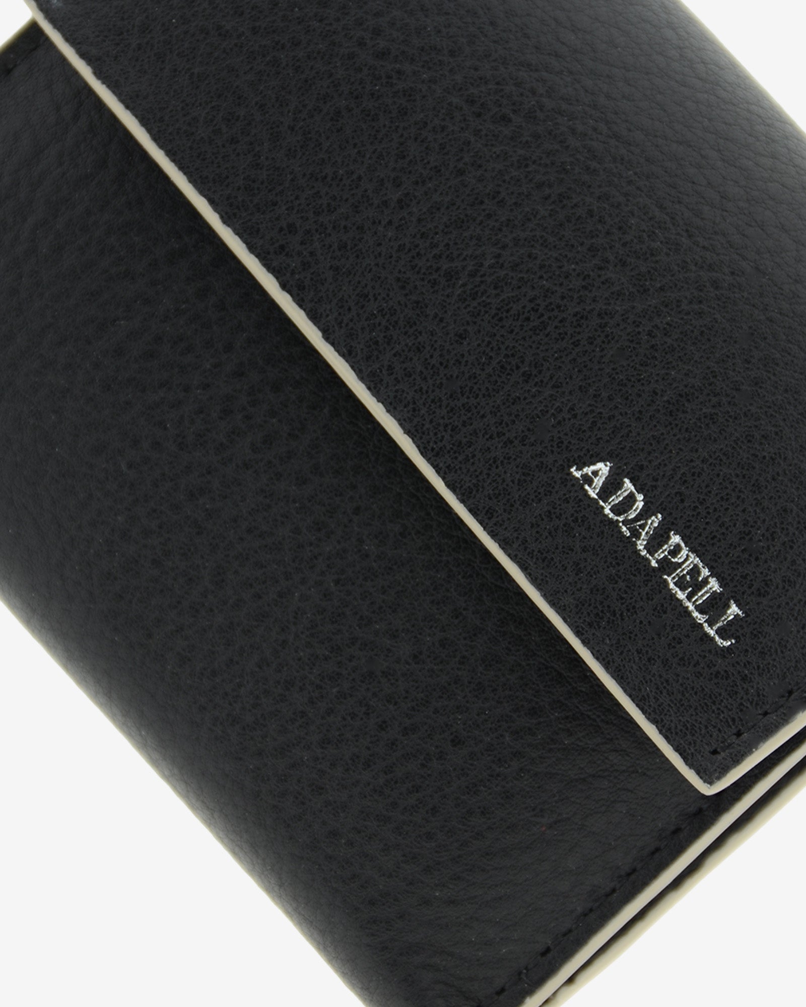 Adapell Essenza 8080 portafoglio piccolo pelle nero RFID