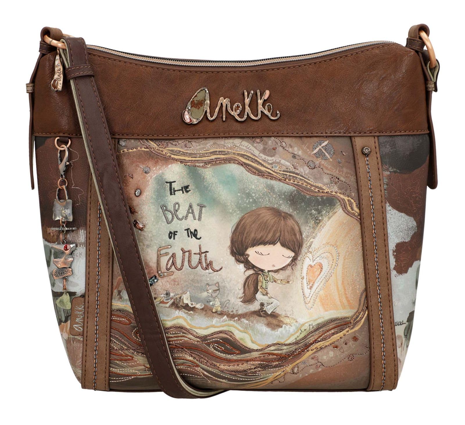 Anekke Core Grande Bandolera Borsa a Tracolla 4 Tasche Donna