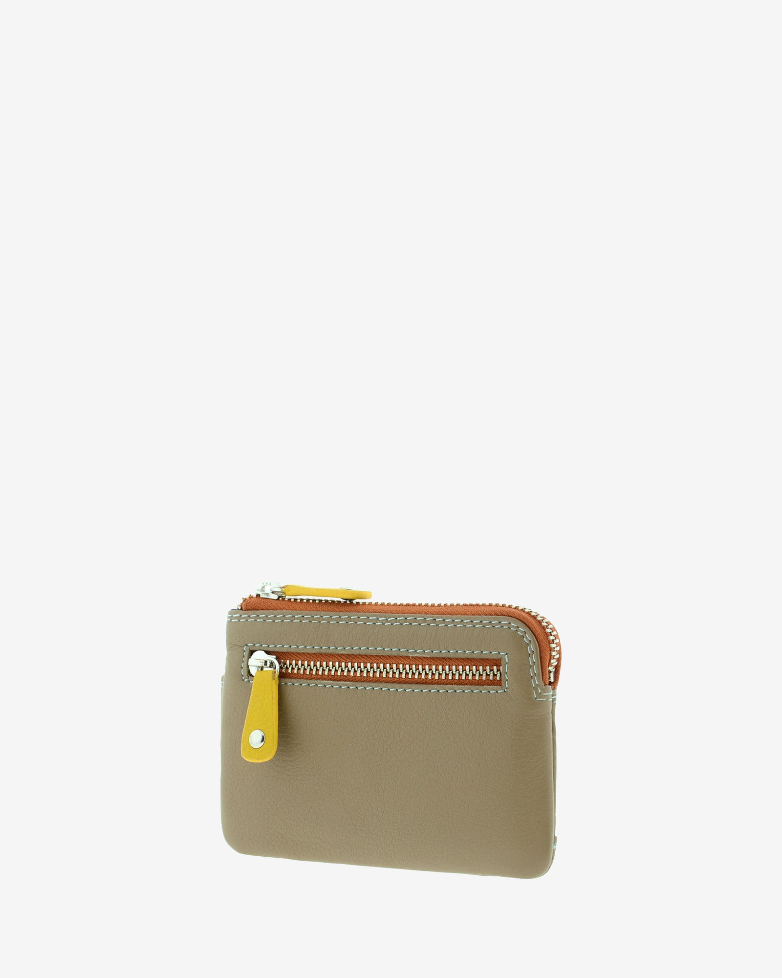 Adapell Asimetric 8036-C portamonete pelle topo doppia zip