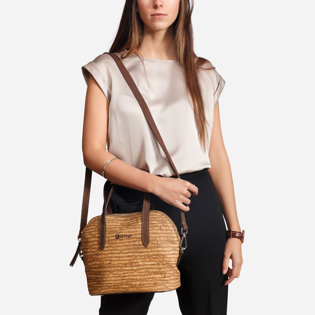 Corkor Bags Borsa Tracolla Sughero Naturale 9-5