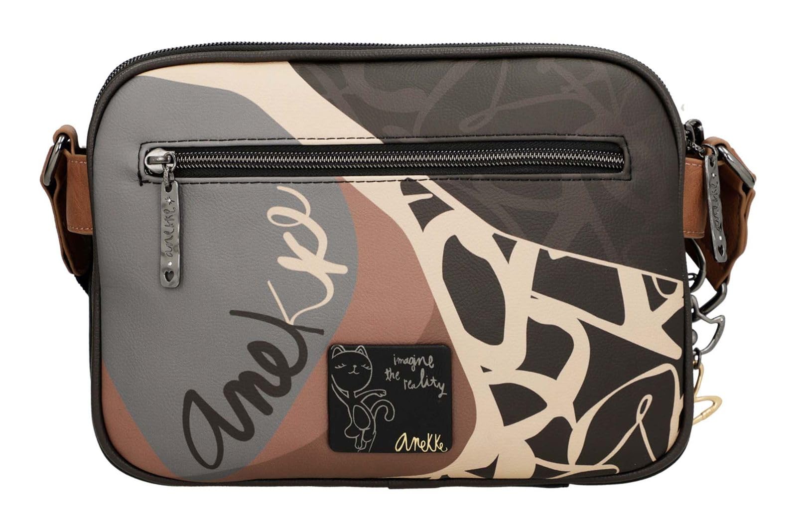 Anekke Real Heartbeat borsa a tracolla 3 scomparti