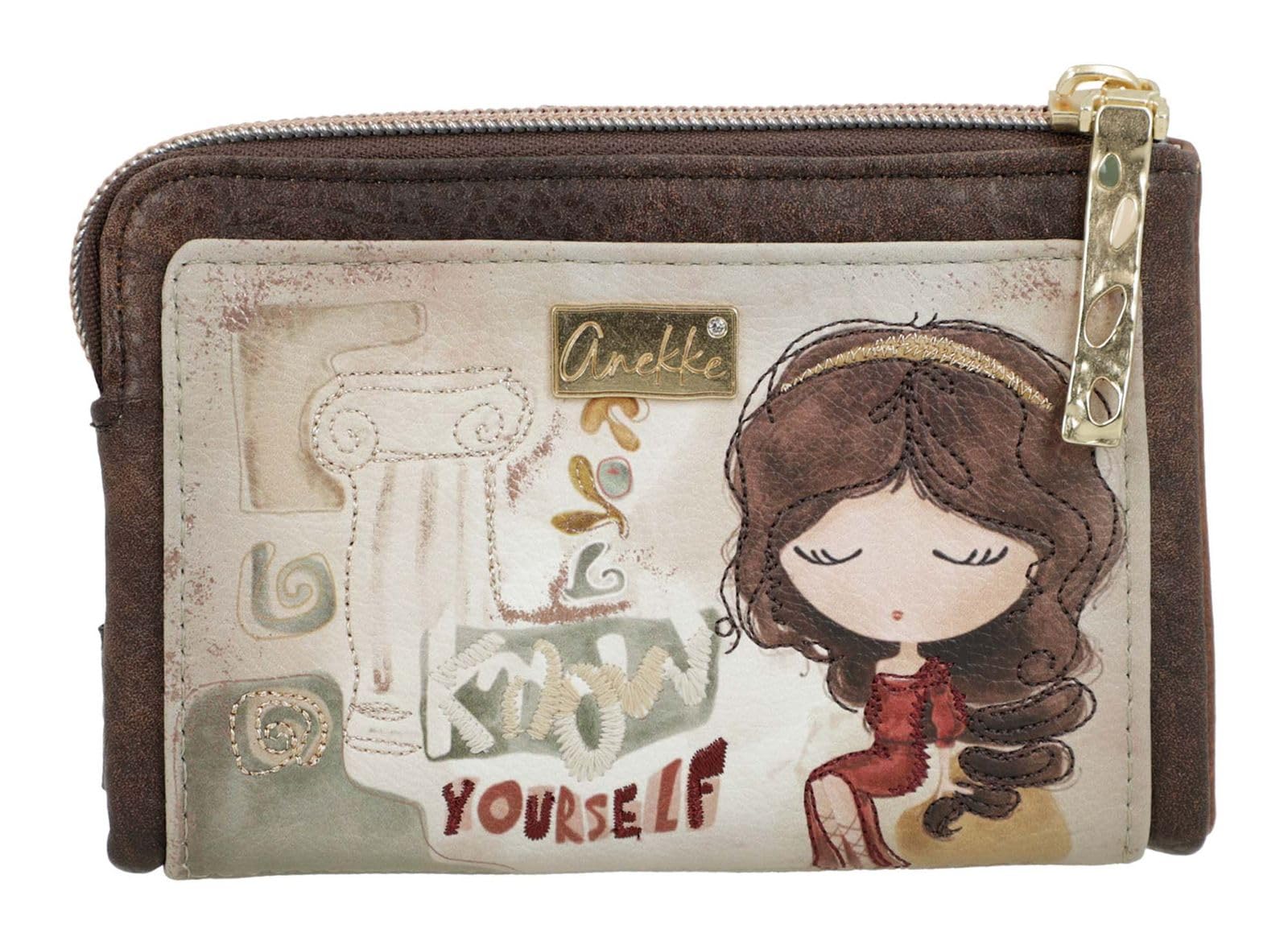 Anekke Muse Portamonete Medio Flessibile RFID Donna